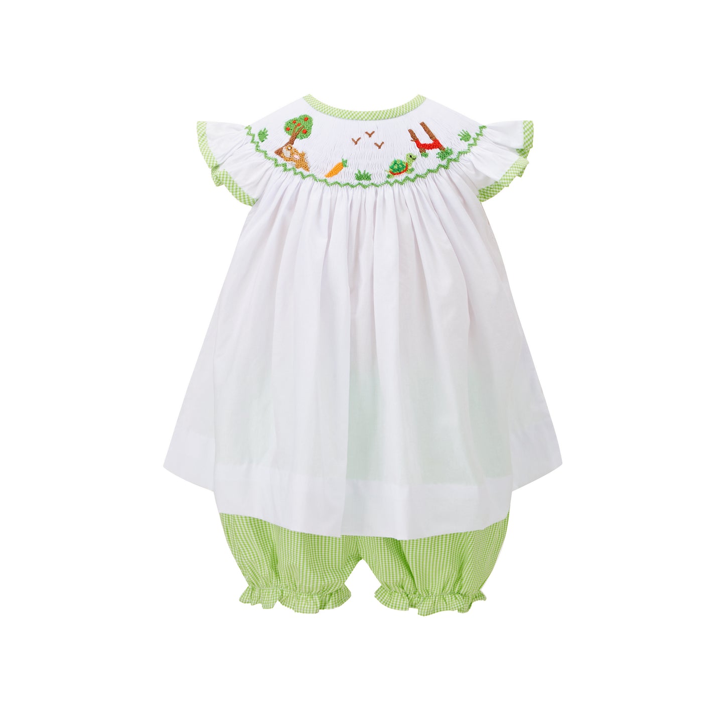 The Tortoise and the Hare Smocked Short Set